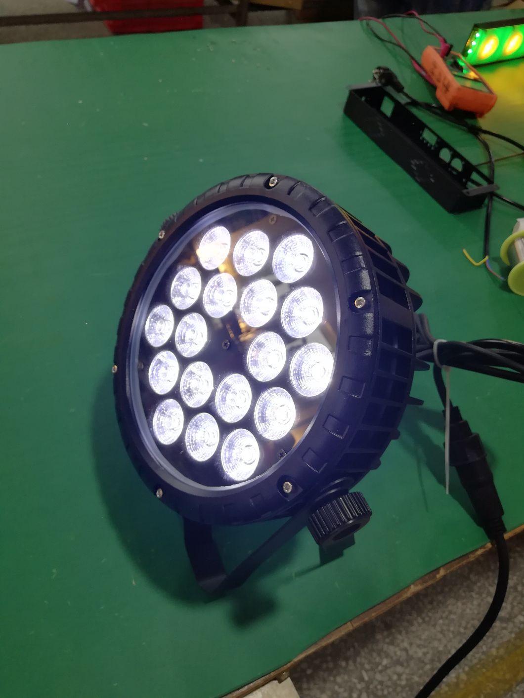 Waterproof 18PCS 10W 4in1 LED PAR Light Disco Light DJ Equipment