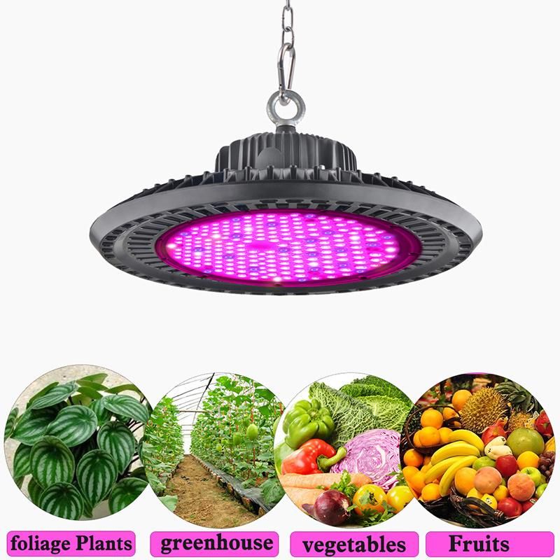 High Lumen Full Spctrum Low Decay 100W 150W 200W 300W LED UFO Plant Light