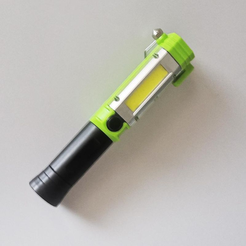 Yichen COB LED Flashlight with Window Breaker & Belt Cutter