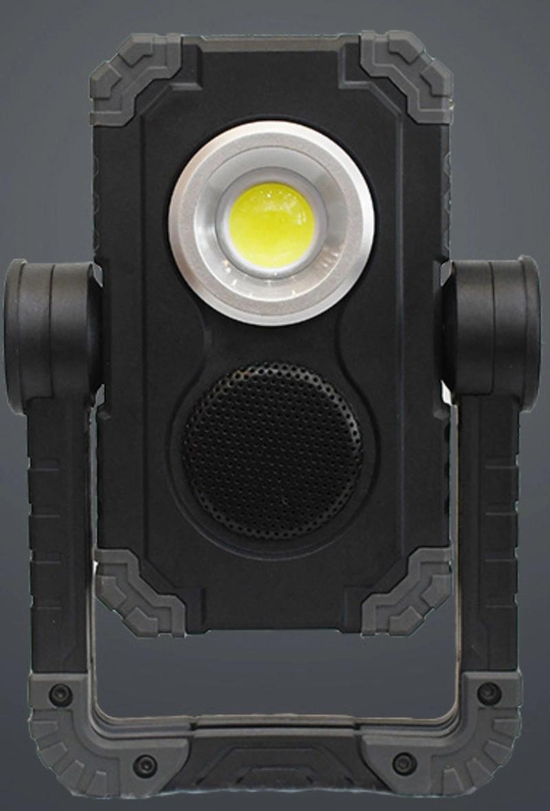 Car Portable Bluetooth Speaker Rechargeable 10W Work Light for Truck