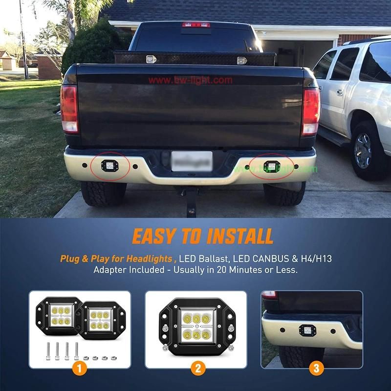 off Road LED Work Light Bar Spot&Flood Fog Driving Lights