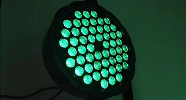 Stage Lights LED PAR Can DJ Lighting Disco Show 54PCS*3W RGBW Flat PAR Light