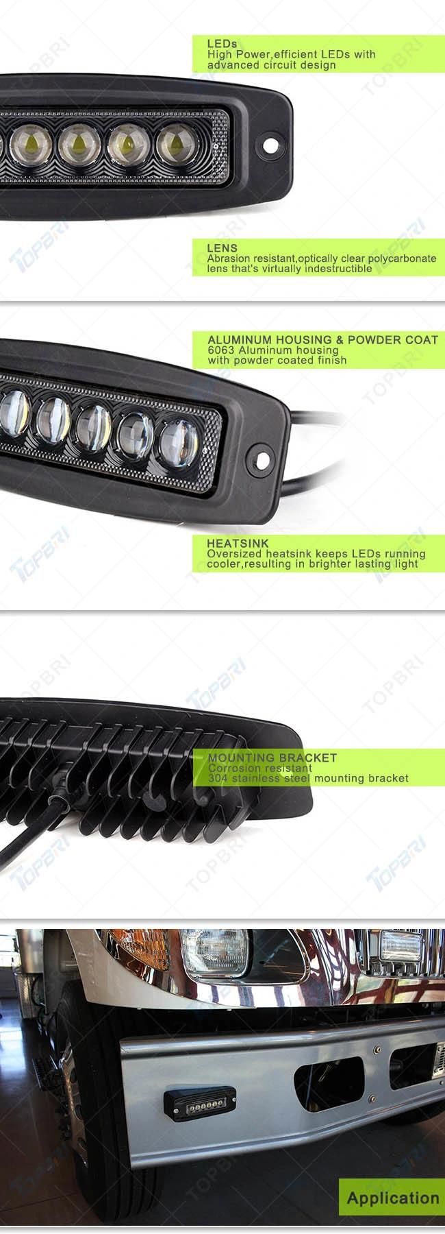 12V 7.5inch 18W 4X4 LED Driving Light for Offroad Auto