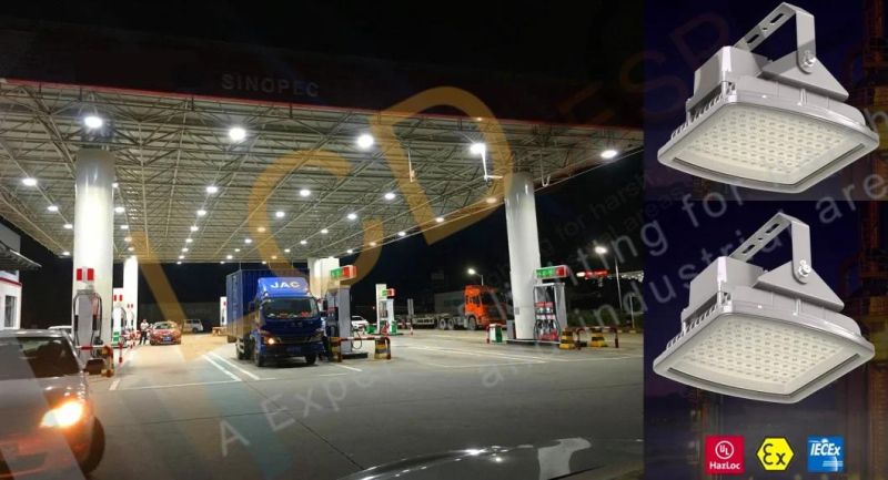 Professional Explosion-Protected High Bay 150W in Potentially Explosive Atmospheres of Gases, Vapors and Dust in Industries Field LED Flood Light 150 Watt IP66