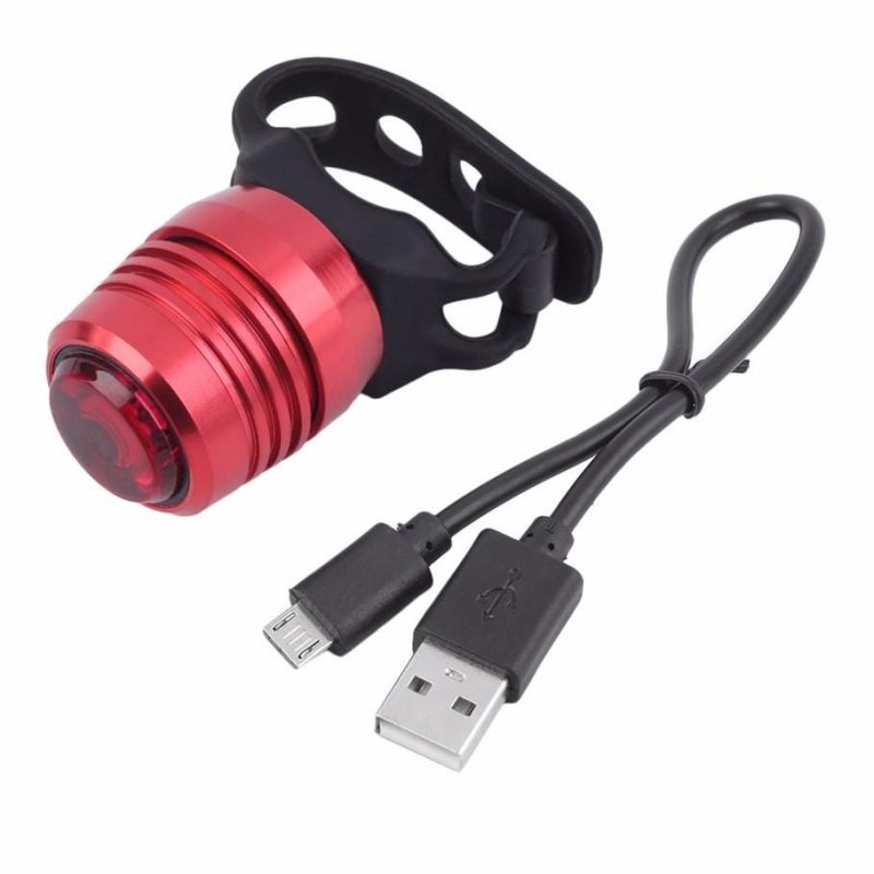 Mini Quick Release USB Rechargeable LED Bike Bicycle Front Rear Tail Side Light