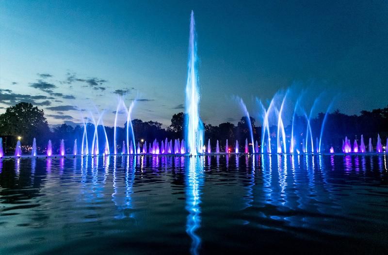 IP68 Stainless Steel DC24V 36W DMX512 LED Fountain Ring Light RGBW LED Underwater Fountain Light with CE/RoHS Certificate