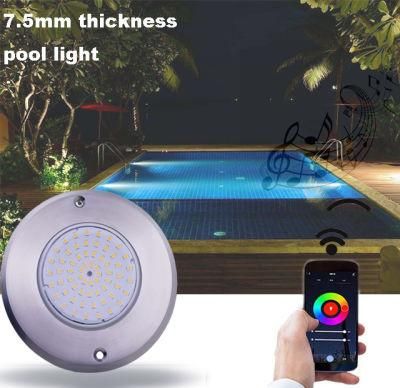 IP68 42W RGB Remote Control Surface Mounted Underwater LED Swimming Pool Light