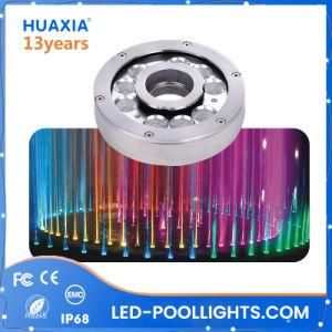 316stainless Steel 27W DC 12V RGB Underwater LED Fountain Light