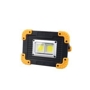 New LED Portable Spotlight LED Work Light USB Rechargeable Flashlight Outdoor Travel Lamp for Camping Lantern Use 18650 Battery