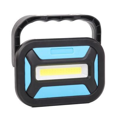 Wholesale Camping Inspection Spotlight Cordless Rechargeable 10W Working Lamp with Power Bank Emergency Flashing COB LED Work Light