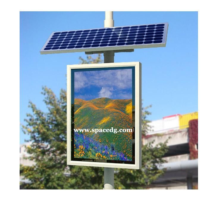 Outdoor Roadside Double Side Banner Lamp Pole Light Box