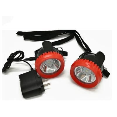 LED Rechargeable Cordless Mining Cap Head Lamp Kl2.5lm