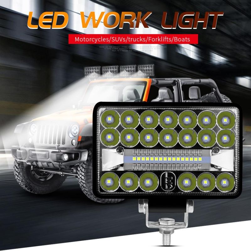 Dxz 4inch 36LED 108W Spot Flood Combo LED Driving Fog Light Truck 4X4 Auto Square Lamp Car LED Work Light