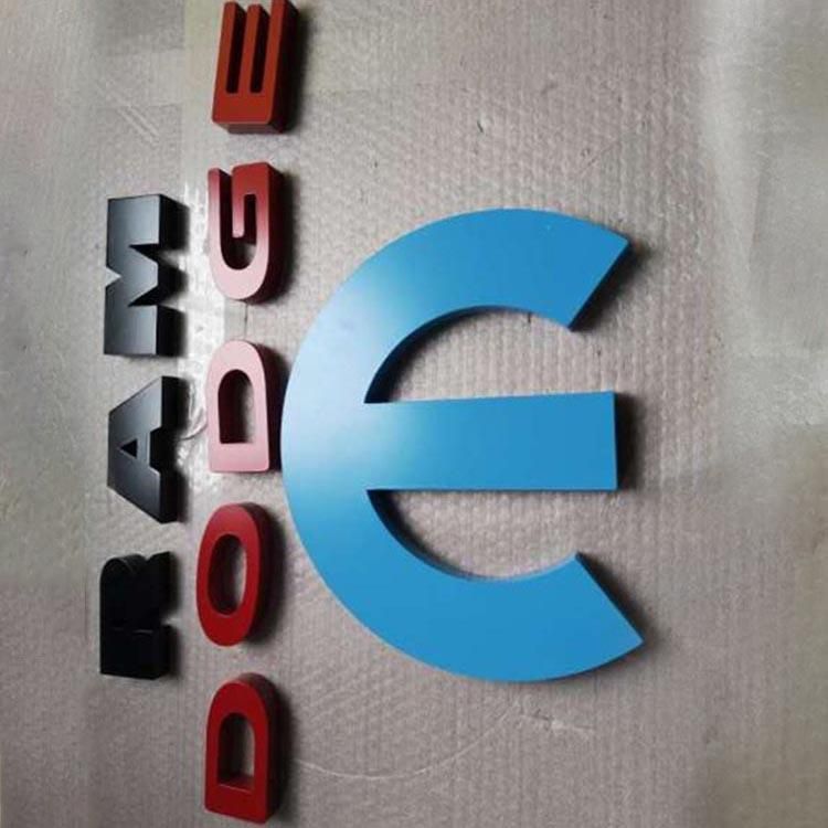 Custom Advertising Board Store Signage Back Lit Metal LED Channel Letter