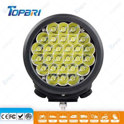 24V Black Round 90W LED Work Driving Fog Light for Offroad Jeep