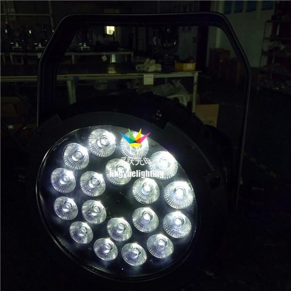 Outdoor Waterproof 18X18W DMX Stage LED Flat PAR