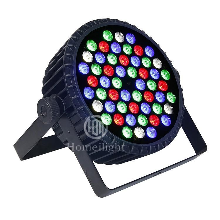 Professional Stage Light Equipment RGBW 4 in 1 Colorful Flat PAR Light for Wedding Party