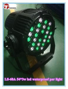 Waterproof IP65 Outdoor 54*3W LED PAR Light