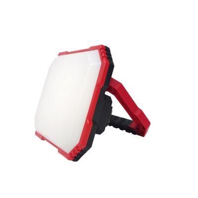 Portable Spotlight 50W Rechargeable LED Work Light Powered Rechargeable Flashlight Work Lamp Camping Lantern for Car Repairing