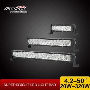 Waterproof Single Row CREE LED Light Bar for Offroad