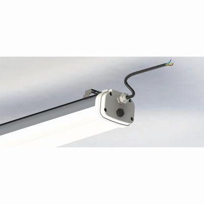 130lm/W 50W Linkable Connection Aluminous Housing LED Tri-Proof Light LED Batten Light for Food Processing Room