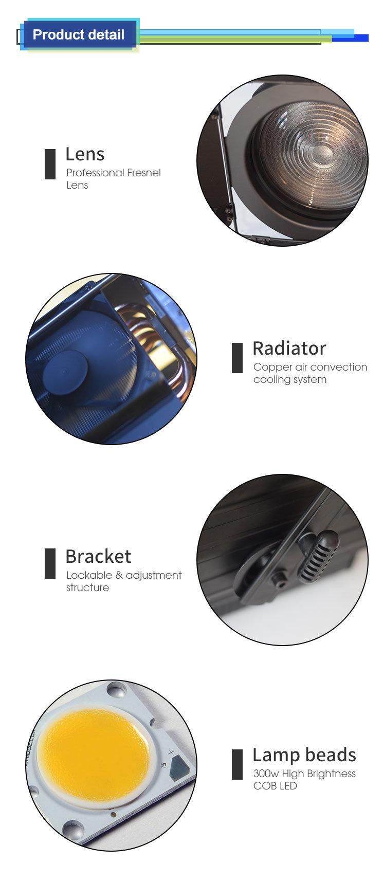 Yuelight Patented Product LED 300W Video Soft Light LED PAR