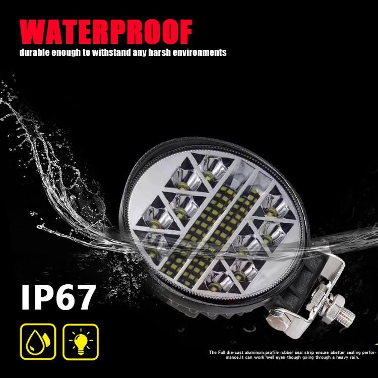 42 LEDs 5 Inch off-Road Epistar 3030 CREE 4X4 Super Bright High Power LED Work Light Auto Lamps Car LED Auxiliares Auto Moto Alta Baja Faro LED