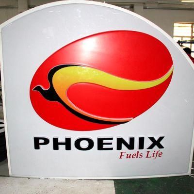 Customized Phoenix Gas Station Strip Light Box Letter Signage LED Sign Board
