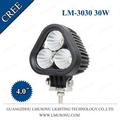 High Quality Ce Offroad CREE 3PCS*10W 4 Inch Flood LED Work Light 30W