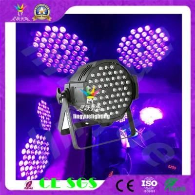 Indoor Stage 54X3w Ly China LED PAR Can UV Light