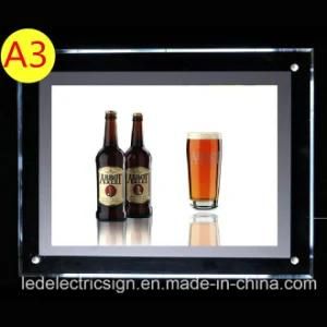 LED Wine Advertising Crystal Light Box