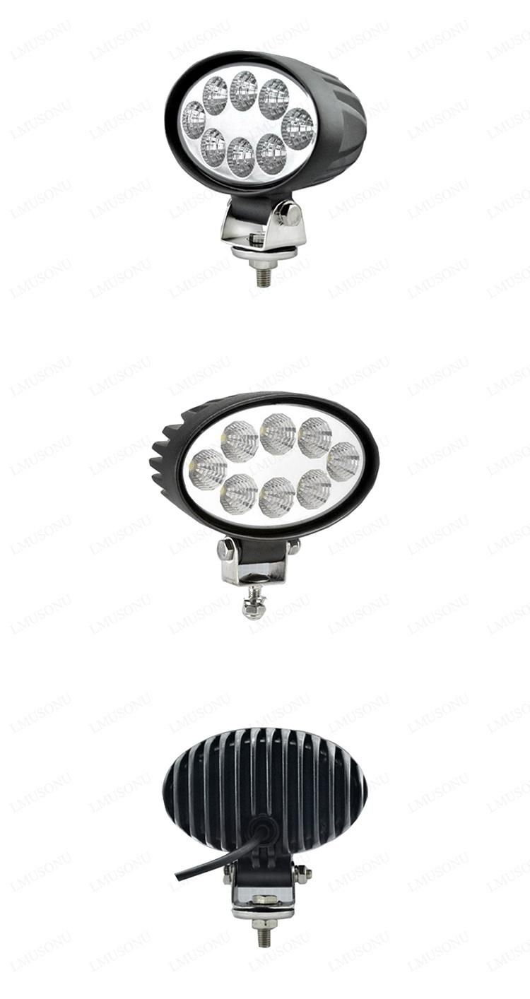 LED Auto Light Round Waterproof Car LED Work Light 12V 24W 4.3 Inch