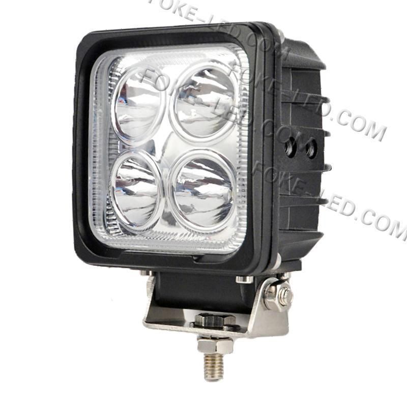 DC 9-32V High Powered 4 Inch Square LED Work Lights 40W