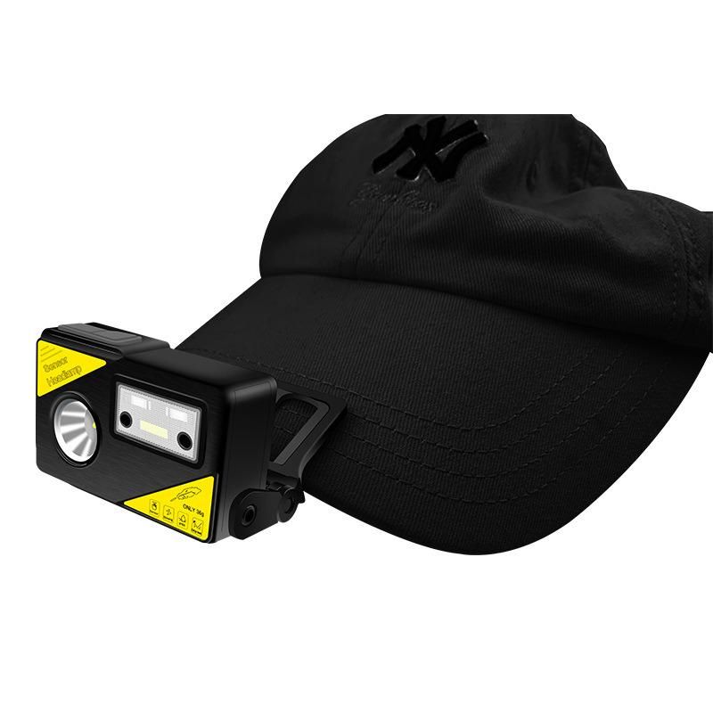 Portable Induction LED Headlamp USB Charging Fishing Lantern Mini Headlight