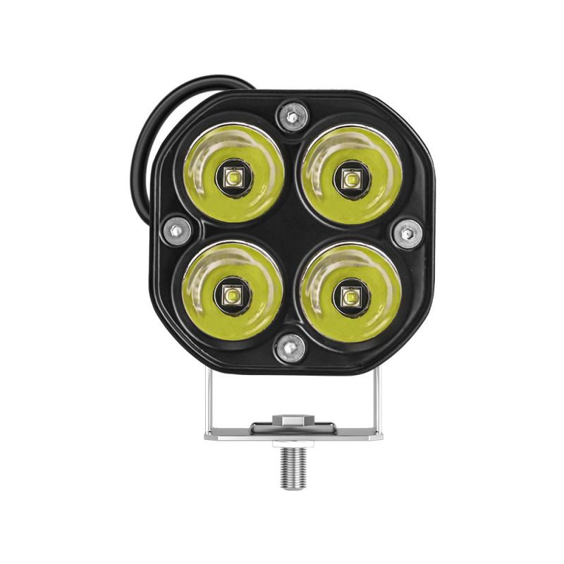 Dxz LED Yellow Driving Fog Lights 3inch 40W Waterproof Driving off Road Work Lamps for Wrangler 4X4 Auto Car Jeep Truck ATV UTV Boat Motorcycle Bait