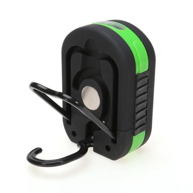 Assorted Colors 5W 350lm COB + 3 LED Flashlight Torch Outdoor Electronic LED Camping / Emergency / Tent Light Torch with Swivel Hook and Magnet