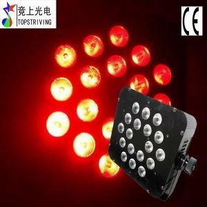 18PCS 3 In1 3W Flat PAR Tri 18 Stage Performance Light