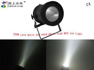 200W COB Light, LED Stage Light, COB PAR 64 Cw/Ww COB LED PAR Light