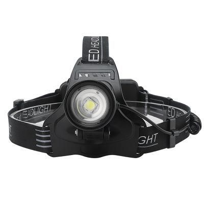 High Power 10W Xhp50 6000 Lumen Aluminum Waterproof Rechargeable LED Headlamp for Outdoor