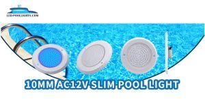 AC12V Ultra Thin 10mm SMD LED Surface Wall Mounted Swimming Pool Light