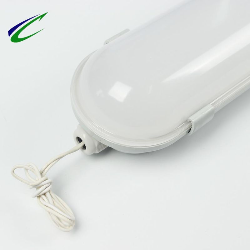 2700-6500K High Lumen LED Waterproof Outdoor Light Underground Parking LED Plastic Lamp Cover