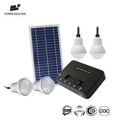 Solar Lighting Kits 4 Rooms Long Working Hours Phone Charging