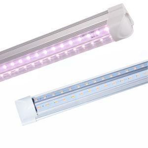 Waterproof 24W Grow Light Bar Lettuce Strawberry Hydroponic Fodder Shelve Full Spectrum LED Plant Grow Light Lamp Tube