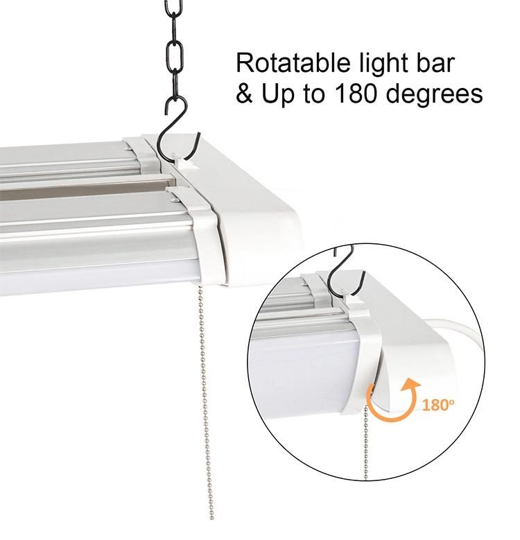 46 Inch High-Low Swivel Ultra-Bright LED Linkable Shop Light