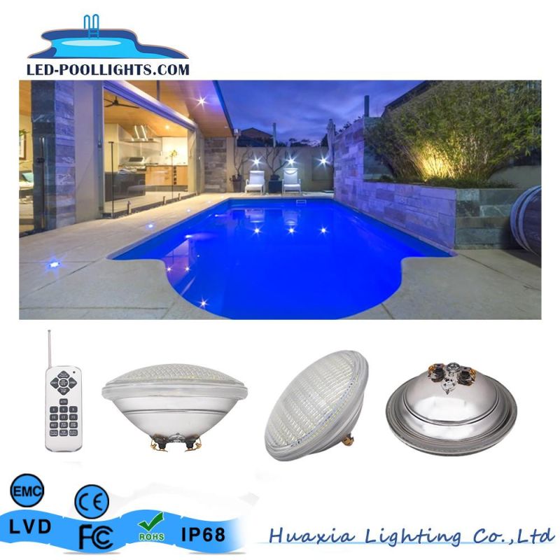 IP68 Waterproof Thick Glass 18W 12V PAR56 LED Underwater Swimming Pool Light for Outdoor Pool