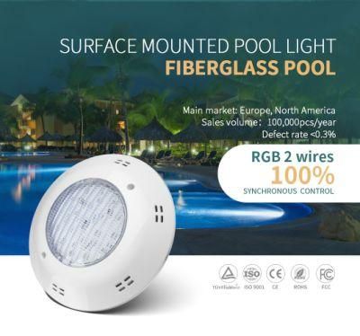 Manufacturers Structural Waterproof 12V Synchronous Controller LED Swimming Pool Light with FCC, CE, RoHS, IP68