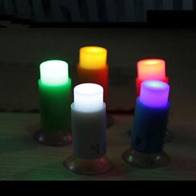 Push Sucker Suction Cup One Touch Nightlight Mini LED Pin Light Romantic Bar Light Best LED Toy for Kids Gifts