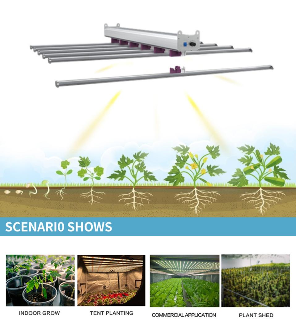 900W High Quality Full Spectrum LED Grow Light Dimmable Weed Plant Growth Light Commercial Lighting System