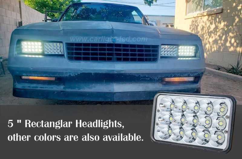 4X6 6X4 Inch LED Headlights Rectangular Sealed Beam Headlamp