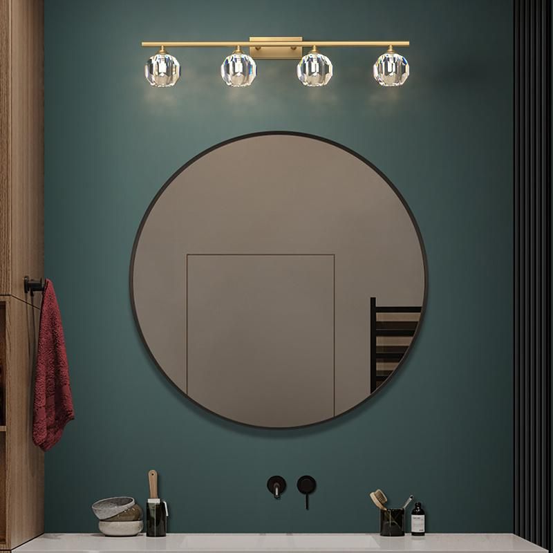 Copper LED Mirror Light Bathroom Mirror Cabinet Wall Light Dressing Table Lamp